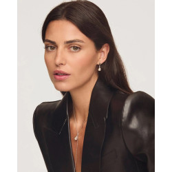 Collar Majorica Plata Dorado con Perla 10 mm Colección Drop 18163.01.1.N40