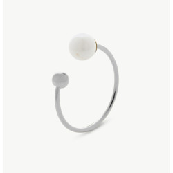 Anillo Majorica Acero con...