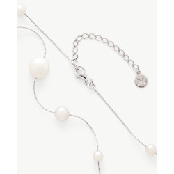 Collar Majorica Plata Perlas Blancas 4-10mm Wild Pearls 18134.01.2.N37