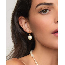 Pendientes Majorica Plata Dorada Perla 12mm Wild Pearls 18133.01.1.E00