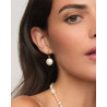 Pendientes Majorica Plata Dorada Perla 12mm Wild Pearls 18133.01.1.E00