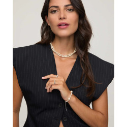 Collar Majorica Plata Essence Doble 4 y 6 mm 18129.01.2.N32