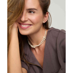 Collar Majorica Plata Essence Perlas 4 a 10 mm 18126.01.2.N32