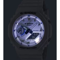 Reloj Casio G-Shock GA-2100HDS-7AER Blanco Carbon Core Guard 20 Bar