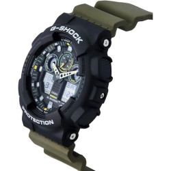 Reloj Casio G-Shock GA-100TU-1A3ER Negro Militar 20 Bar