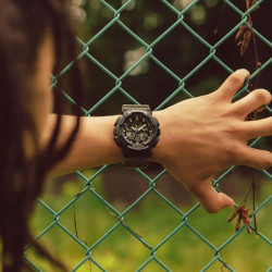 Reloj Casio G-Shock GA-100TU-1A3ER Negro Militar 20 Bar
