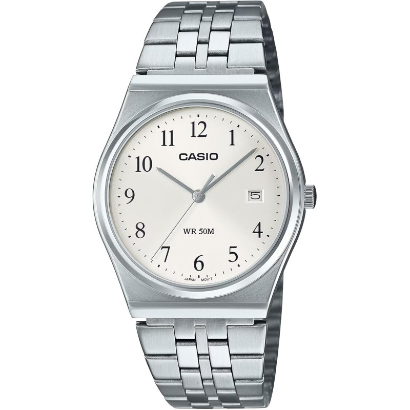 Reloj Casio Hombre MTP-B145D-7BVEF – Acero Inoxidable, Analógico con Fecha, 5 Bar