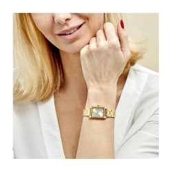 Reloj Casio Mujer Dorado Rectangular LTP-1234PG-7A – Elegancia Clásica
