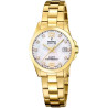 Reloj Festina Mujer Dorado F20050/1 Swiss Made Acero Nácar