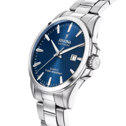 Reloj Festina Hombre F20024/3 Swiss Made Azul Acero Classics