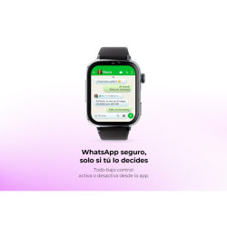 SaveWatch Plus 2 – Reloj Inteligente Infantil con GPS, Cámara y Pantalla AMOLED Caja Brillo Plata