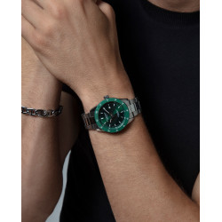 Reloj Viceroy Cronógrafo Acero y Cerámica 401399-67 – Esfera Verde