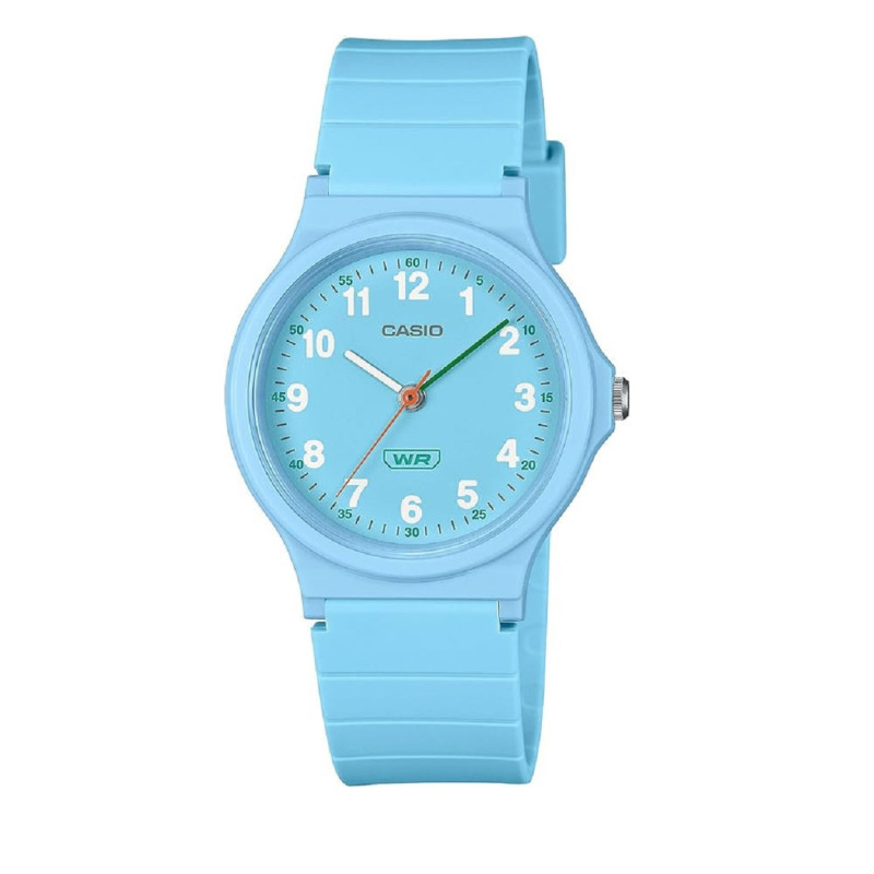 Reloj Casio Negro Numeros Blancos Timeless Collection Lq-24b-2bef Azul