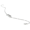 Pulsera Plata Infinito Circonitas Blancas Brillo Mujer Joven