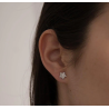 Pendientes de Plata 925 en Forma de Estrella con Circonitas Blancas  Joyas para Mujer y Niña Lineargent16374-W-A