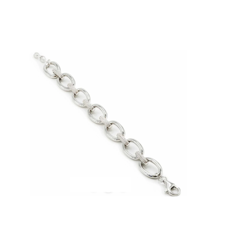 Pulsera Plata Circonitas
