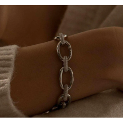Pulsera Plata Circonitas