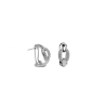 Pendientes de Plata Lineargent con Cierre Omega y Eslabones con Circonitas para Mujer – Ref. 18526-A