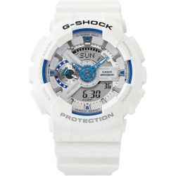 Reloj G-Shock GA-110HDS-7AER Blanco | Resistente a Golpes, 20 Bar, Cronómetro 1/1000 s