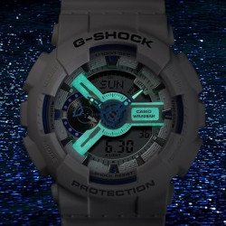 Reloj G-Shock GA-110HDS-7AER Blanco | Resistente a Golpes, 20 Bar, Cronómetro 1/1000 s