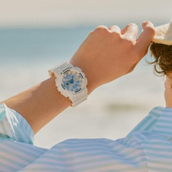 Reloj G-Shock GA-110HDS-7AER Blanco | Resistente a Golpes, 20 Bar, Cronómetro 1/1000 s