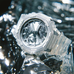 Reloj G-Shock GA-2100BM-7A8ER Carbon Core Guard Blanco – Resistente a Golpes y 20 Bar