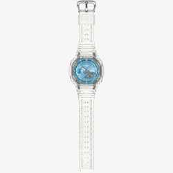 Reloj G-Shock GA-2100BM-7A2ER Carbon Core Guard Blanco – 20 Bar, Cronómetro y Hora Mundial