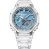 Reloj G-Shock GA-2100BM-7A2ER Carbon Core Guard Blanco – 20 Bar, Cronómetro y Hora Mundial