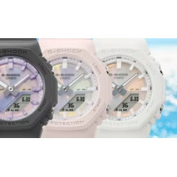 Reloj Casio G-Shock GMA-P2100PC-7AER Polarizado | Resina Biológica, 20 BAR, LED Doble y Hora Mundial