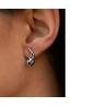 Pendientes de Plata 925 de Mujer con Diseño de Gota y Circonitas Azules Modelo 19669-A