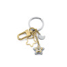 Llavero Viceroy  de mujer en acero IP dorado con estrellas y luna  75414l01012
