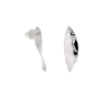 Pendientes modernos largos ondulados de plata 925  para mujer | Lineargent 19989-A