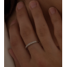 Anillo Fino Plata Carril Circonitas Mujer Lineargent 16549-R