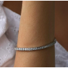Pulsera Plata Circonitas Carril