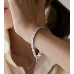 Pulsera Plata Circonitas