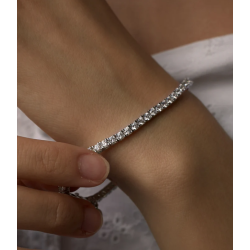 Pulsera Plata Circonitas
