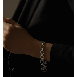 Pulsera Plata Circonitas 18068-P