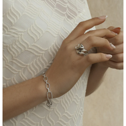 Pulsera Plata Circonitas de plata de ley