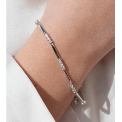Pulsera Plata Circonitas