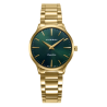 Reloj Mujer Viceroy Swiss Made Acero IP Dorado Esfera Verde 32 mm
