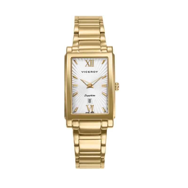Reloj Viceroy Mujer 45120-83 Acero IP Dorado Swiss Made Zafiro 5 ATM