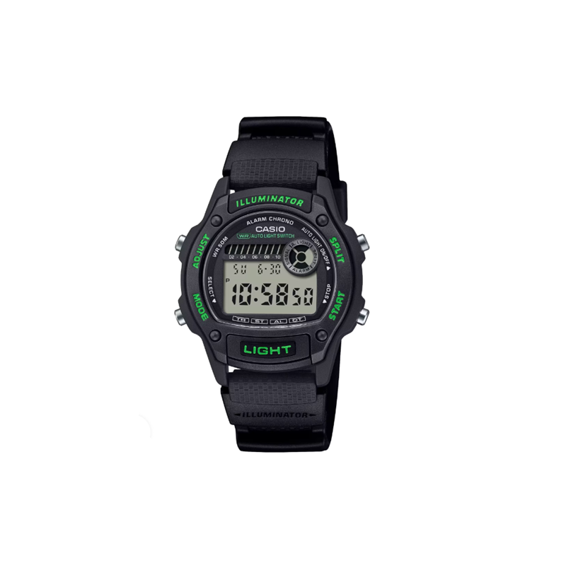 Reloj Casio Digital W-220H-1A3VEF Resina 5 ATM