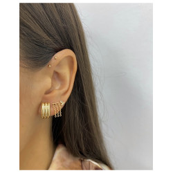 Pendientes Oro 9k Mujer Troisband Bea Soldado 19918