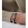 Pulsera Viceroy de Hombre de Acero con Eslabones Cuadrados y Cierre de Mosquetón 15202p01000