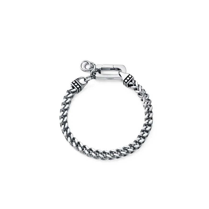 Pulsera Viceroy de Hombre de Acero con Eslabones Cuadrados y Cierre de Mosquetón 15202p01000