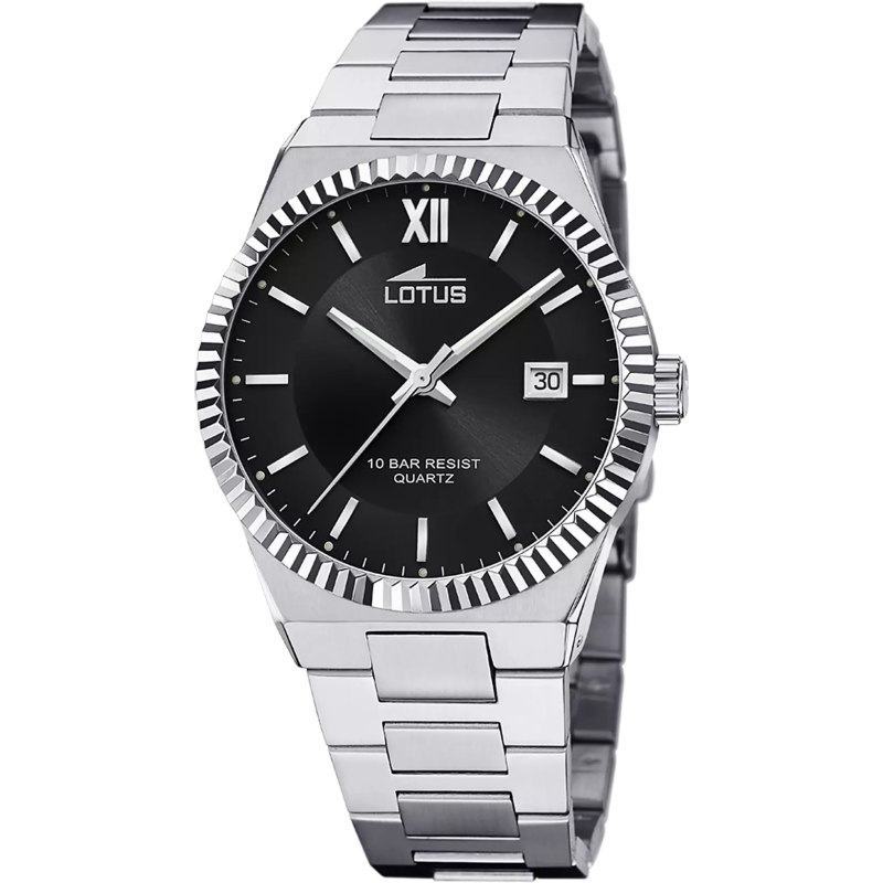 Reloj Lotus Freedom Hombre 18835/3 Acero Esfera Negra