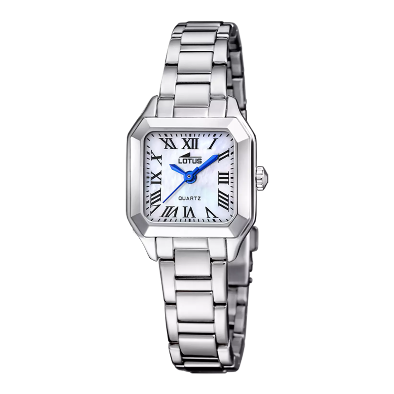 Reloj Lotus Old Money Mujer 19034/2 Acero Esfera Blanca