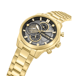 Reloj Police Reactor Hombre Multifunción Acero y Oro 46x52.5mm – PEWGK0039208