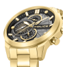 Reloj Police Reactor Hombre Multifunción Acero y Oro 46x52.5mm – PEWGK0039208