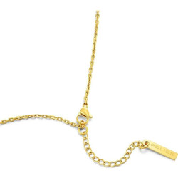 POLICE Collar con colgante ajustable de cruz de acero inoxidable para hombre, talla única Peagn0010002